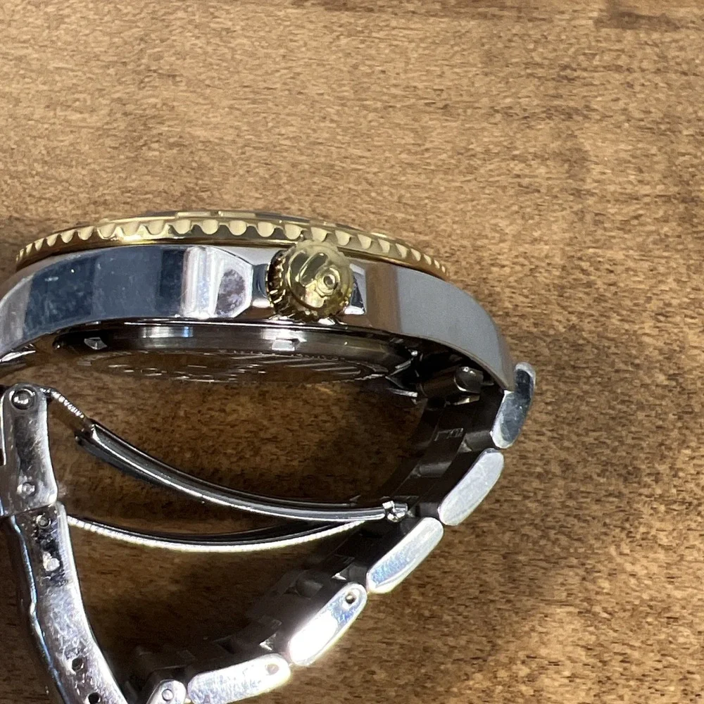 Invicta Pro Diver Two-Tone Stainless Gold Tone‎ Blue Dial Men's Watch